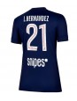 Paris Saint-Germain Lucas Hernandez #21 Replika Hemmakläder Dam 2025-26 Kortärmad